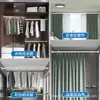 Frete Grátis, Haste para Pendurar Guarda-Roupa Doméstico Sem Furos, Haste Telescópica Segmentada Portátil, Haste para Secar Roupas, Haste para Cortina, Haste para Cortina de Chuveiro