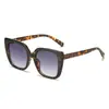 Nuevas Gafas de Sol de Estilo Europeo y Americano de Alta Moda, Elegantes y Geniales, con Bloques de Color, Montura Grande, Protección UV y Protección Solar