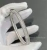 Nuevas Pulseras Calidoscopio Anchas y Estrechas Chapadas en Oro Rosa de 18K, Trébol de Cuatro Hojas Incrustado con Diamantes, Pulsera Cielo Estrellado, Desgaste Apilable de Lujo Ligero