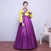 Hanbok Feminino Coreano Étnico Crianças do Ensino Fundamental e Médio Palácio de Dança Performance Fantasias Minorias Performance Fotografia