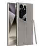 Nuevo Modelo Transfronterizo Adecuado para Funda de Teléfono Samsung S23 Ultra, Cubierta Protectora S24/S25 Ultra de Cuero Liso Estilo Cuchilla de Color Sólido