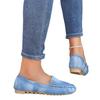 Europa y Estados Unidos transfronterizos zapatos de mujer de talla grande 2024 nuevos zapatos de mezclilla de frijol boca baja un pedal comercio exterior zapatos de mujer al por mayor