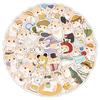 60 adesivos fofos de desenho animado adoráveis pequenos de hamster, capa de celular, copo, computador, mesa, papelaria, notebook, adesivos, lote