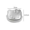 Molde con forma de cabeza de gato H636KITTY, molde para pudín, gelatina, molde para pan, pastel, molde para hornear con ánodo para horno