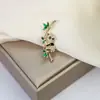 Broche Transfronterizo Nuevo de Alta Gama Lazo Insecto Flor Femenino Anti-Exposición Fijo Ropa Versátil Corsage