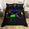 Alça de jogo juvenil transfronteiriça capa de edredom divertida estampada decoração de cama de quarto vendas diretas da fábrica