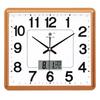 Reloj de Pared Electrónico Cuadrado Sala de Estar Reloj Silencioso Hogar Moda Creativa Arte Calendario de Diez Mil Años Reloj de Cuarzo Reloj de Pared