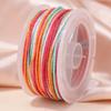 Segmento de estrella teñido hilo de algodón de Xizang tejido a mano cuerda colorida línea colorida pulsera DIY collar con cuentas en stock al por mayor