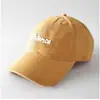 Boné de Baseball para Casal Bordado de Letras Tridimensionais com Aba Macia, Simples, Moderno, Versátil, Boné Casual com Aba, Novo Modelo de Primavera