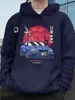 Moletom Masculino Estampado Nipponjdmskylinegtrr34 Outono Bolso Moletom Estilo Básico Lã