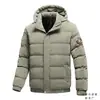 Moda de Comércio Exterior Roupas Acolchoadas de Algodão com Capuz Masculino Novo Inverno Casaco de Inverno Espessado Quente Moderno Solto Jaqueta Acolchoada de Algodão