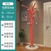 Perchero de pie de hierro forjado estilo europeo para dormitorio, perchero simple moderno de una sola barra móvil para ropa y bolsos