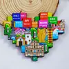 2026 Nuevo Modelo Imanes para Refrigerador de Monumentos de Ciudades Chinas Yunnan Shenyang Hong Kong Guangzhou Souvenirs Turísticos Culturales y Creativos