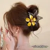 Pinza de garra de lunares estilo coreano, pinza para el pelo modelo nuevo de alta gama 2026, pinza de tiburón grande exquisita para cabello grueso
