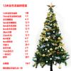 Conjunto de árvore de Natal de chão luminosa de luxo 1,5 metros 1,8 metros árvore de Natal criptografada Decorações de Natal Pingentes de Natal
