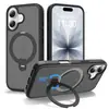 Adecuado para funda de teléfono magnética Apple 17, soporte giratorio de 360 grados, cubierta protectora anticaídas, venta al por mayor transfronteriza de Amazon
