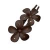 Flor de Strass Parte de Trás da Cabeça Elegante Presilha de Agarre Grampo de Cabelo para Mãe Grampo de Cabelo Novo Estilo Presilha de Bico de Pato Acessórios de Cabelo Presilha de Uma Palavra Feminina