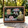 Imán de Refrigerador de Madera Datong Magnético Conmemorativo de Viaje Grutas Yungang Templo Colgante Check-In Regalos Culturales y Creativos Listo para la Venta