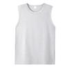 Em estoque Camiseta Masculina Verão 2024 Cor Sólida Versátil Bonita Adolescente Regata Sem Mangas Colete Solta Roupa de Aula