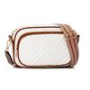 Em estoque Amazon novo bordado Plaid messenger bag retro popular cor combinando fita bolsa de ombro pequena quadrada Leão cume atacado