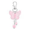 Nuevo llavero de borla de mariposa acrílica de Amazon, caja de dulces para bodas, fiestas y regalos navideños