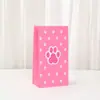 Bolsa de Comida Bolsa para Llevar Bolsa de Tote con Estampado de Pie Bolsa de Regalo para Fiesta Bolsa de Regalo Bolsa de Compras de Papel Kraft Mayoreo
