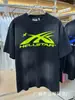 Comercio Transfronterizo Estilo Verano Marca Americana de Moda Hell Hell Star Camiseta de Manga Corta Holgada para Parejas Hombres y Mujeres