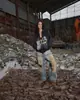 Sudadera con capucha y cremallera de estilo Ins europeo y americano para otoño e invierno, de nicho, elegante, a la moda, para hombre y mujer, Y2K, holgada