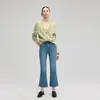 Jeans para Mujer Transfronterizos 2026, Cómodos y Suaves, Elásticos en Cuatro Direcciones, Sin Restricciones, Dobladillo Curvo, Adelgazantes, Levanta Glúteos, Pantalones Ligeramente Acampanados