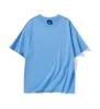 Playera de Algodón de 200g con Hombro Caído, Cuello Redondo y Manga Corta, Color Sólido Personalizado Unisex para Reunión de Clase, Camisa Cultural, Ropa de Trabajo con Impresión de Logo
