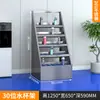 Gabinete para Vasos de Agua de Acero Inoxidable 304 Gabinete de Almacenamiento con Múltiples Compartimentos para Empleados Taller de Fábrica Sala de Té Estante para Tazas de Té Gabinete de Almacenamiento para la Empresa