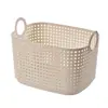 Nova cesta de armazenamento de mesa de imitação de vime cesta de armazenamento de plástico cesta de cozinha lanche caixa de armazenamento de banheiro moldura de armazenamento de banho