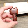 Colgante de hacha de azufaifo por rayo instrumento taoísta accesorios portátiles material antiguo tallado oscuro pulido a mano