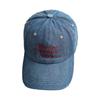 Gorra de Béisbol de Mezclilla Lavada para Mujer Gorra Original Bordada con Letras de Varias Filas Sombrero de Sol Todo Fósforo Estilo Coreano para Hombre Primavera y Verano
