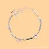 Pulsera de Hoja de Ginkgo Estilo Nuevo de Tres Plateros Esencial Otoño e Invierno Joyería de Nicho Estilo Coreano Temperamento