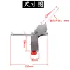 Máquina Enrolladora/Torcedora de Tensión de Resorte Único Uso de Soporte de Desenrollado de Pistola de Tensión de Resorte Único, Medidor de Tensión Guía de Hilo Pistola de Tensión