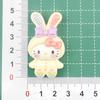 Accesorios de resina para manualidades con orejas de conejo grandes de dibujos animados, hechos a mano, funda para teléfono móvil, horquilla, taza, hebilla de zapato, lote de joyería