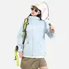 Jaqueta Soft Shell Outdoor Estilo Igual Niaojia para Mulheres, Jaqueta Funcional à Prova de Vento e Três Provas para Homens, Jaqueta com Capuz Casual para Montanhismo, Estilo Moderno