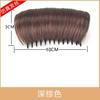 Almofada de cabelo para peruca feminina, almofada de ondulação, pente de cabelo, almofada fofa, almofada de cabelo natural, pente de peruca invisível