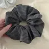 Scrunchies de Tecido Coreano Retro de Alta Qualidade para Outono e Inverno para Mulheres, Acessórios de Cabelo Versáteis de Estilo Preguiçoso para Rabo de Cavalo Baixo