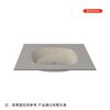 Lavabo Integrado de Cristal Templado con Bordes Delgados, Lavabo Minimalista Moderno, Lavabo Integrado para Exteriores