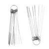Yikang Venta Directa Transfronteriza Pistola Pulverizadora Pincel Boquilla para Tatuaje Cepillo para Tubo Cepillo de Nylon para Limpieza de Agujas Mecánicas Kit de Limpieza para Pistola Pulverizadora