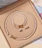 Collar de Perlas de Agua Dulce Naturales de Zhuji para Mujer Conjunto de Perlas Auténticas Cadena para Clavícula Regalo para Mamá Día de la Madre Venta al por Mayor