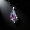 Materiales Importados de Zibo, Diseño de Nicho, Colgante de Perla con Carcasa de Vidrio, Alto Valor Estético, Collar de Vidrio para Regalo, Puramente Hecho a Mano