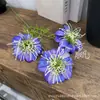 Flores Artificiales con Múltiples Cabezas, Clematis y Flores Falsas para Decoración del Hogar en la Sala de Estar, Jardín Monet, Arreglos Florales de Boda