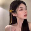 Horquilla electrónica de mariposa, fina como las alas de una cigarra, accesorio para el cabello, estilo Super Hada Mori, decoración retro de malla para selfies, horquilla para la cabeza de una dulce niña.