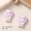 Dibujos animados DIY Accesorios de resina Ramo Gato pequeño Pegamento de crema Hecho a mano Pinza para el pelo Funda para teléfono móvil Hebilla de zapato Accesorios