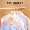 Ganchos de Conexión para Perchas de Ropa para Uso en Casa y Dormitorio, Conectores de Plástico Apilables para Perchas para Ahorrar Espacio y Organizar la Ropa