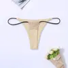 Fio Dental Sexy de Tira Fina em Camada Dupla com Bordado de Borboleta, Calcinha Feminina de Biquíni de Cintura Baixa, Fio Dental, Cruzamento de Fronteiras, Fina e Justa ao Corpo