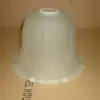 Lámpara de escritorio pantalla de lámpara pantalla de lámpara de vidrio carcasa de pantalla de lámpara blanca portalámparas E27 lámpara de pared luz de ventilador de techo portalámparas E14 esmerilado accesorios de lámpara colgante